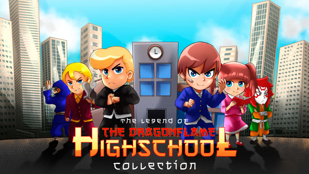The Legend of the Dragonflame Highschool Collection 1