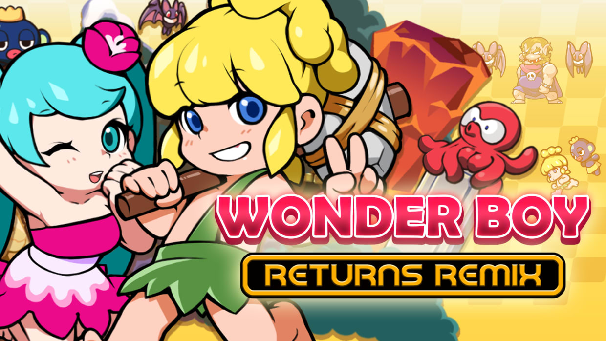 Wonder Boy Returns Remix - Switch - Jeu Neuf Sous Blister Avec Carte Postale Incluse !