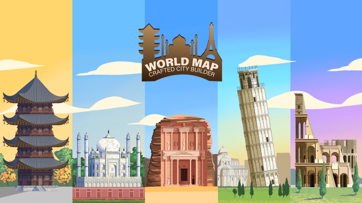 World Map: Crafted City Builder 1
