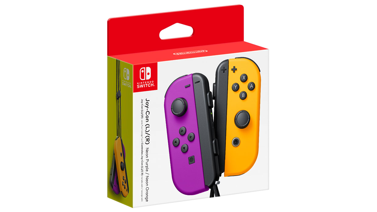 Joy-Con™ (L)/(R) Neon Purple/Neon Orange - Nintendo Official Site for Canada