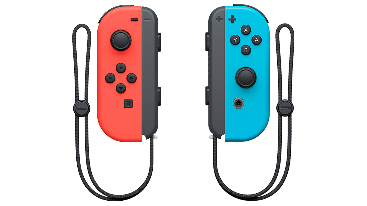 Joy-Con Set - Red/Neon Blue - Nintendo Official Site