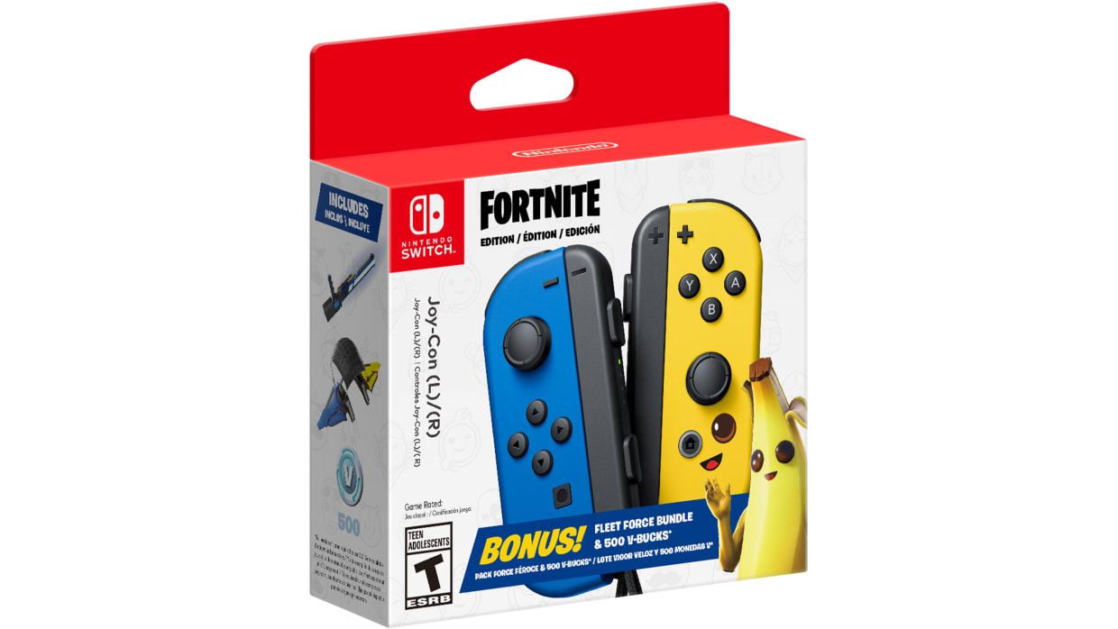 Comandos Joy-Con (set Esq/Dir) Edição Limitada Fortnite