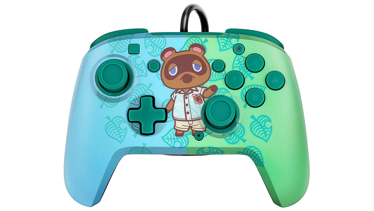 Manette audio câblée Faceoff™ Deluxe+ : Animal Crossing™: Tom Nook 1