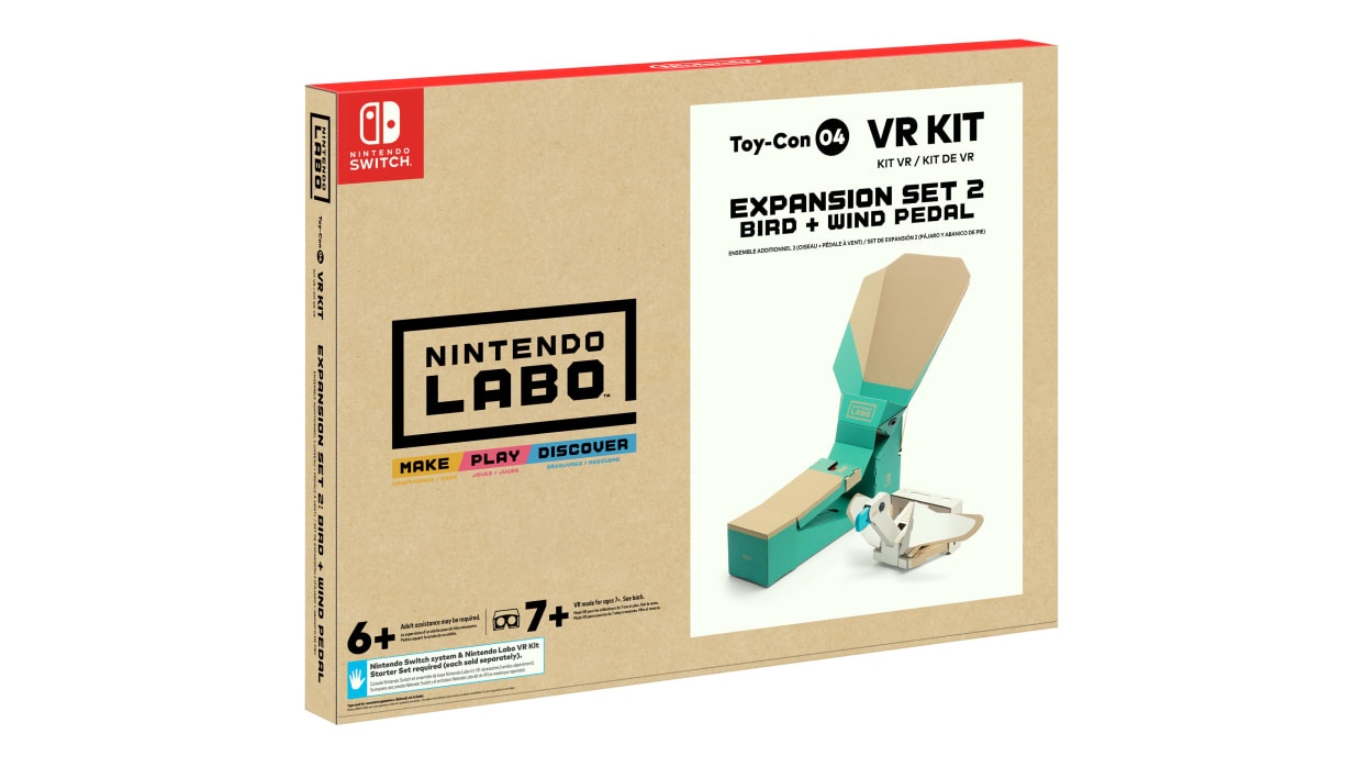 Nintendo Labo Toy-Con 04: VR Kit - Expansion Set 2 – Bird + Wind Pedal 1