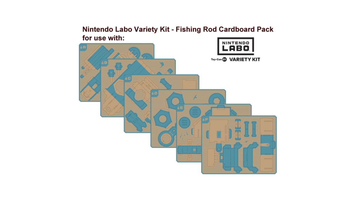 Nintendo Labo Variety Kit - Fishing Rod Cardboard Pack - Hardware