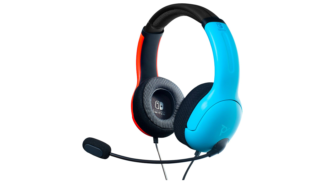 LVL40 Wired Stereo Gaming Headset - Blue/Red 1