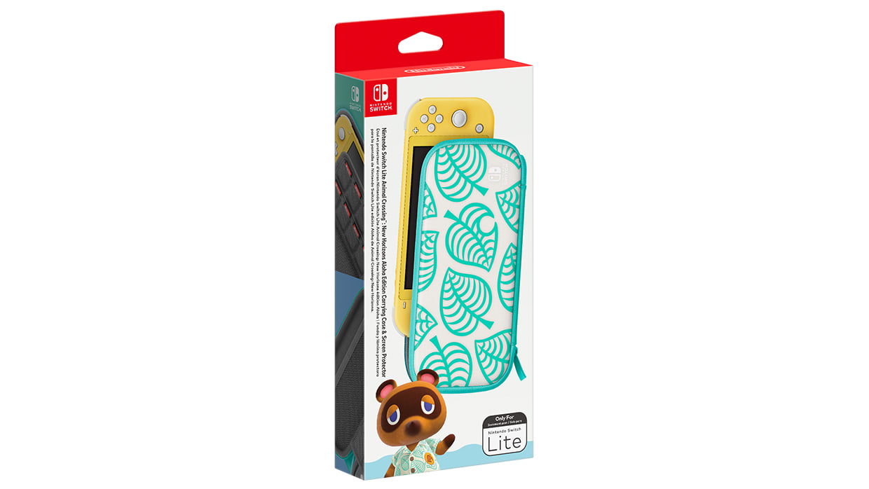 Étui et protecteur d'écran Nintendo Switch™ Lite Animal Crossing™: New Horizons édition Aloha 1