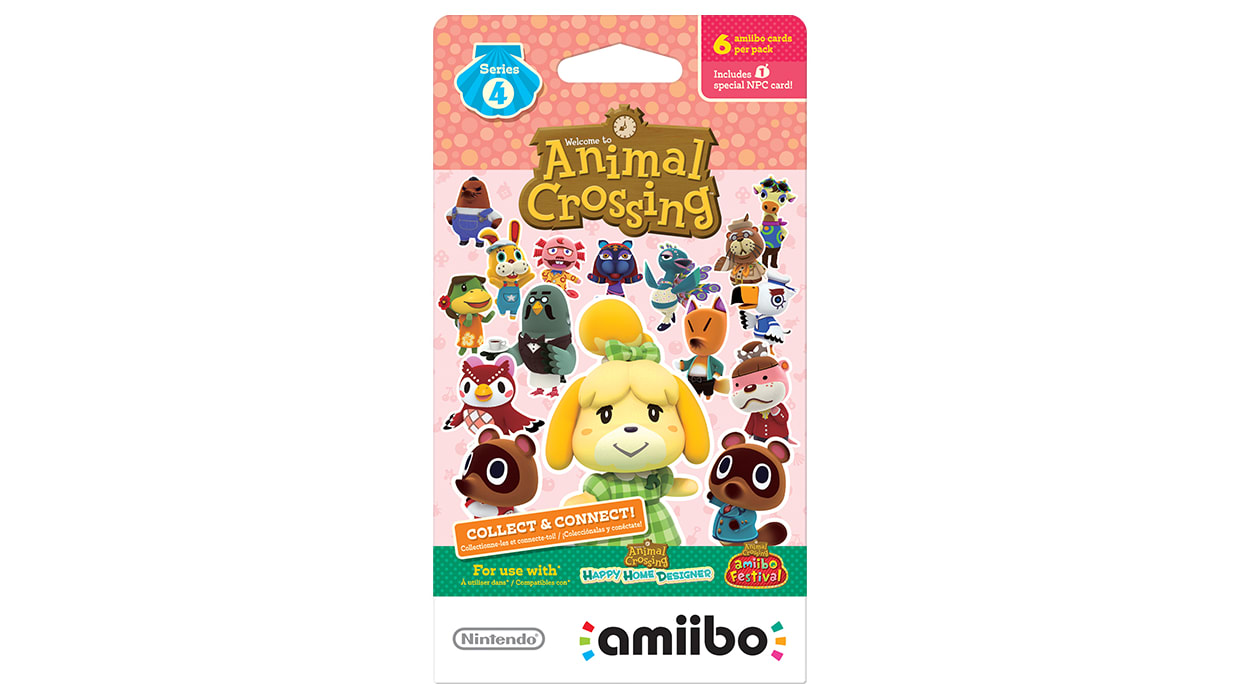 Cartes amiibo Animal Crossing - 4 ensemble 1