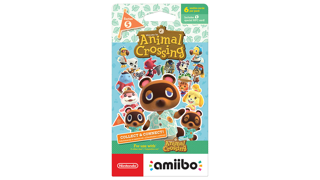 Cartes amiibo™ Animal Crossing™ - 5 ensemble 1