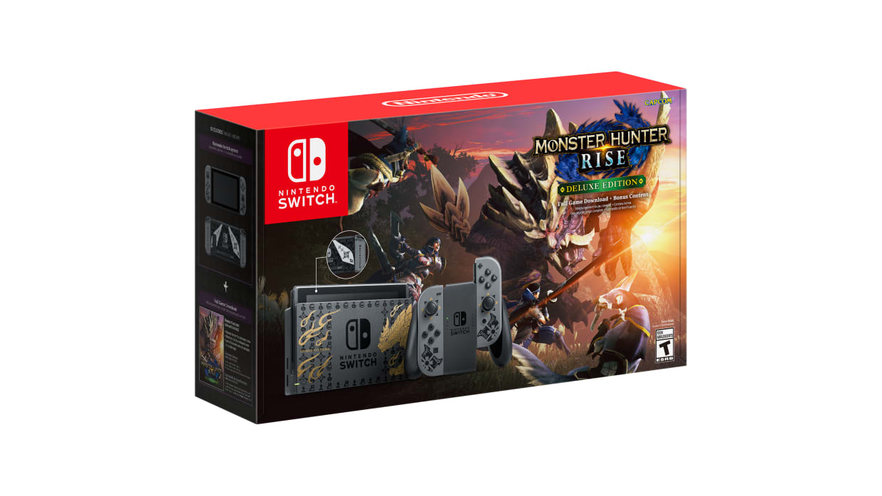 Nintendo Switch MONSTER HUNTER RISE Deluxe Edition system