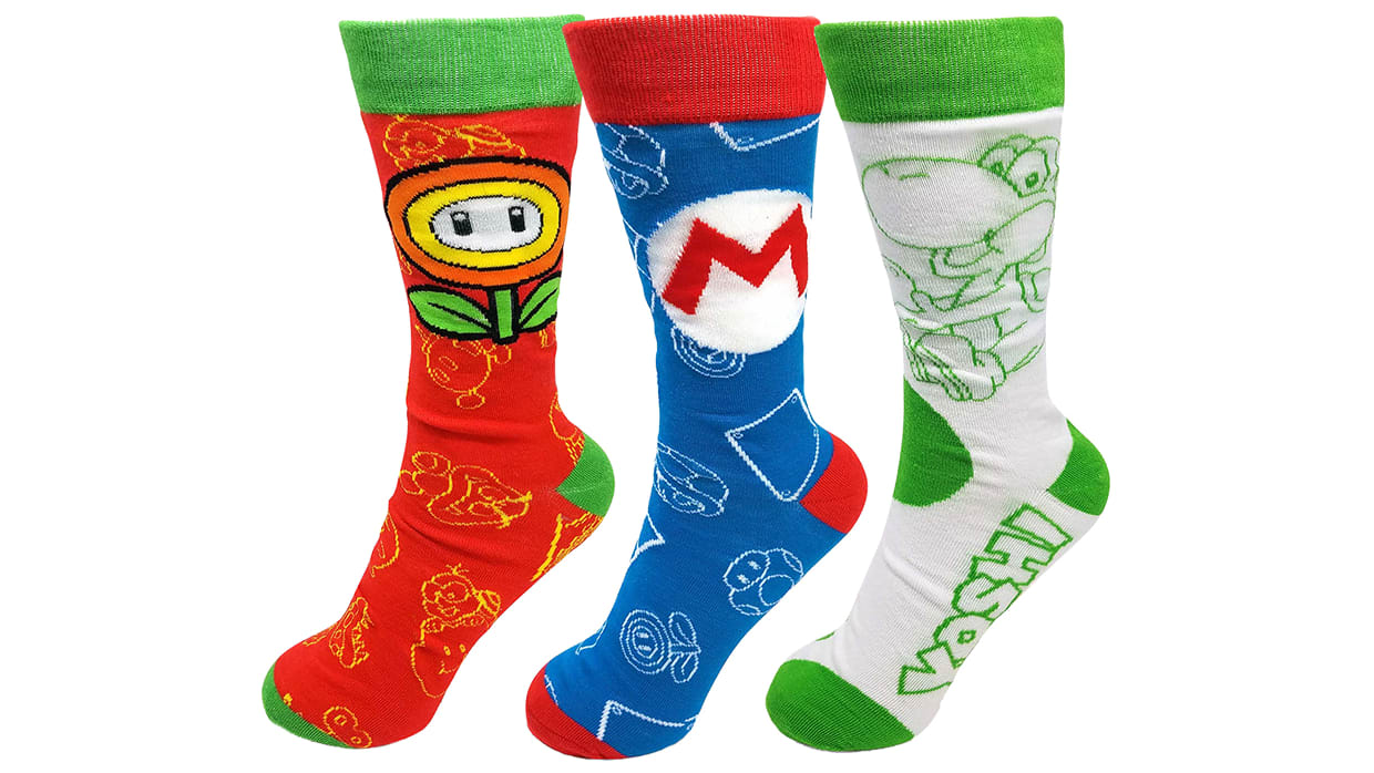 Super Mario - Crew Socks - 3 pack 1