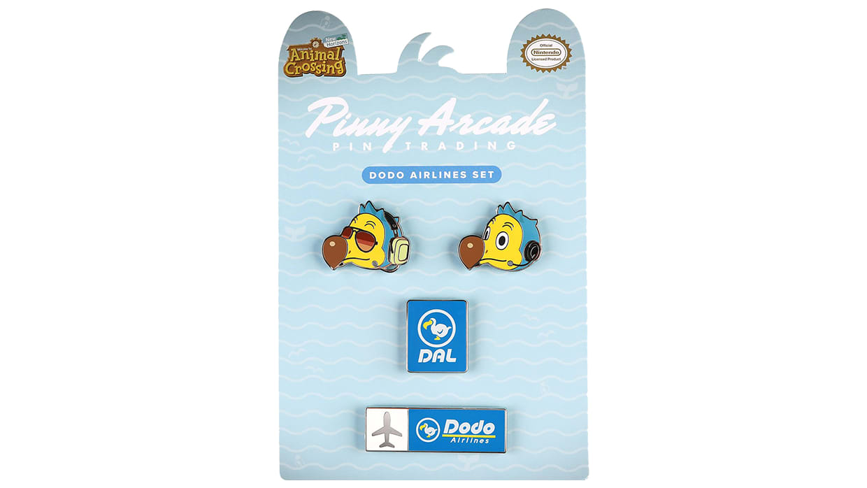 Animal Crossing - Dodo Airlines 4-Pack Pin Set 1