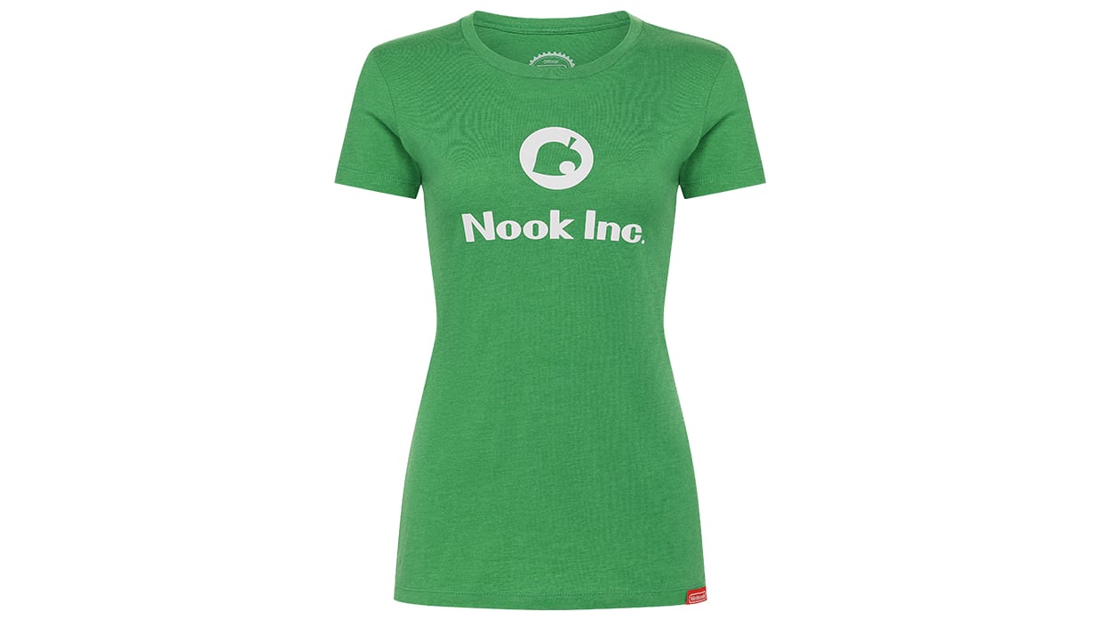 T-Shirt Animal Crossing™ - feuille Nook Inc. - XS (coupe femme) 1