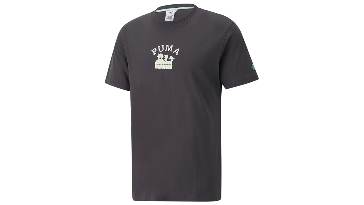 PUMA x Animal Crossing: New Horizons Kids' Tee - Phantom Black - XS 1