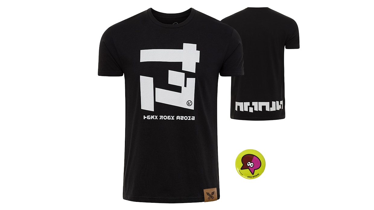 Splatoon 3 - Tri-Octo Tee with Button - M 1