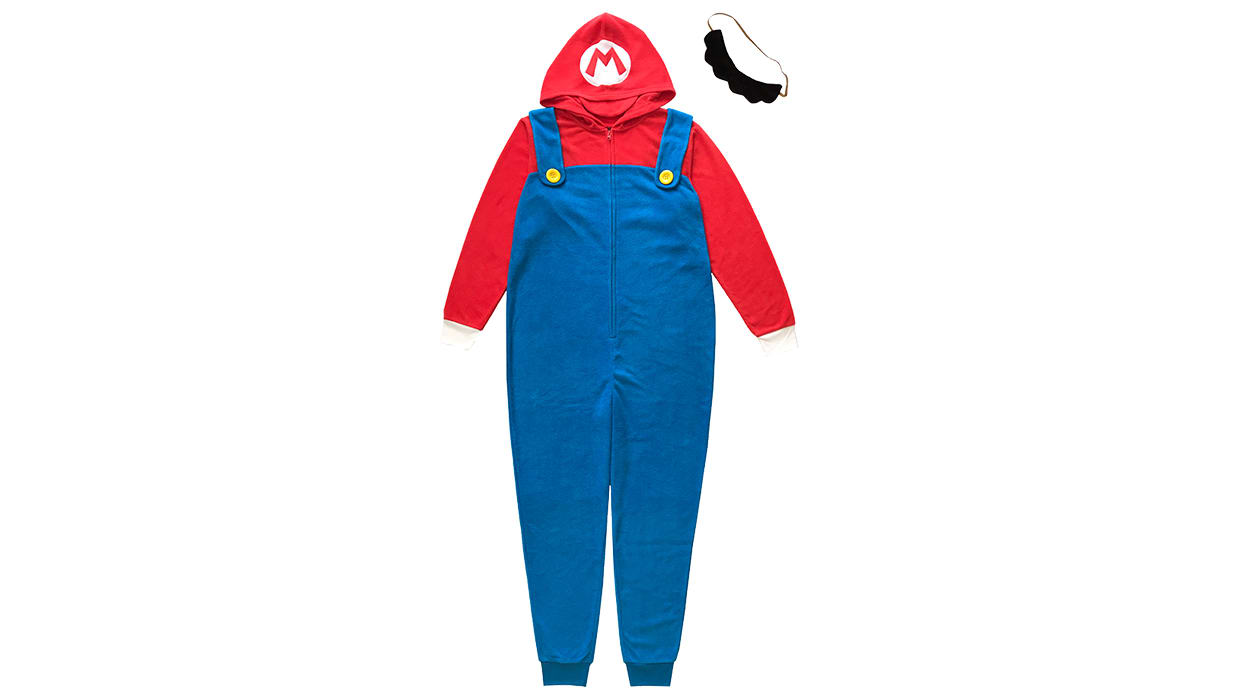 Super Mario Microfleece Union Suit (Men's) - XL 1