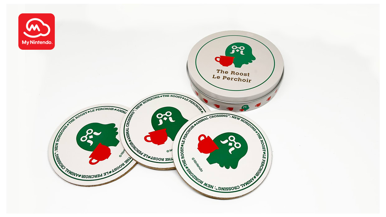 Animal Crossing™: New Horizons - The Roost 3-Pack Coasters with Tin 1