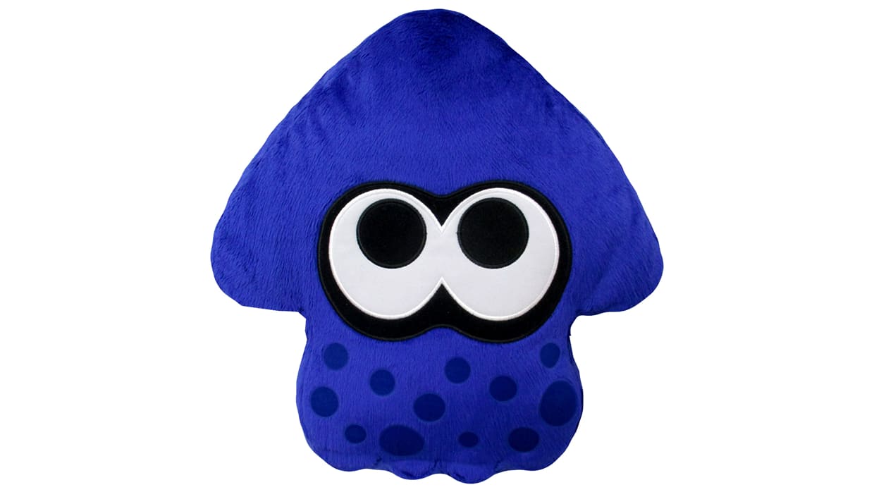 Squid Plush Cushion - Bright Blue 1