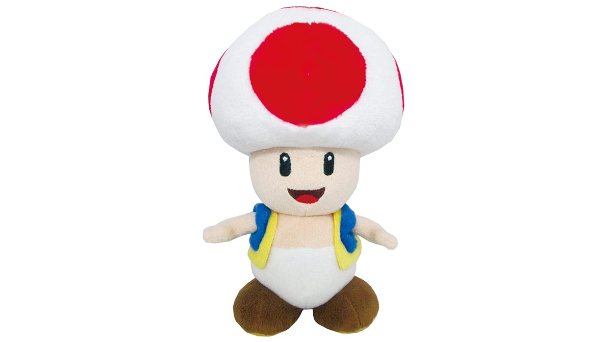 Nintendo Super Mario - Blue Toad Plush — REACTIVE Toys