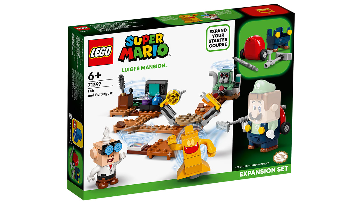 LEGO® Super Mario™ Luigi’s Mansion™ Lab and Poltergust Expansion Set 1