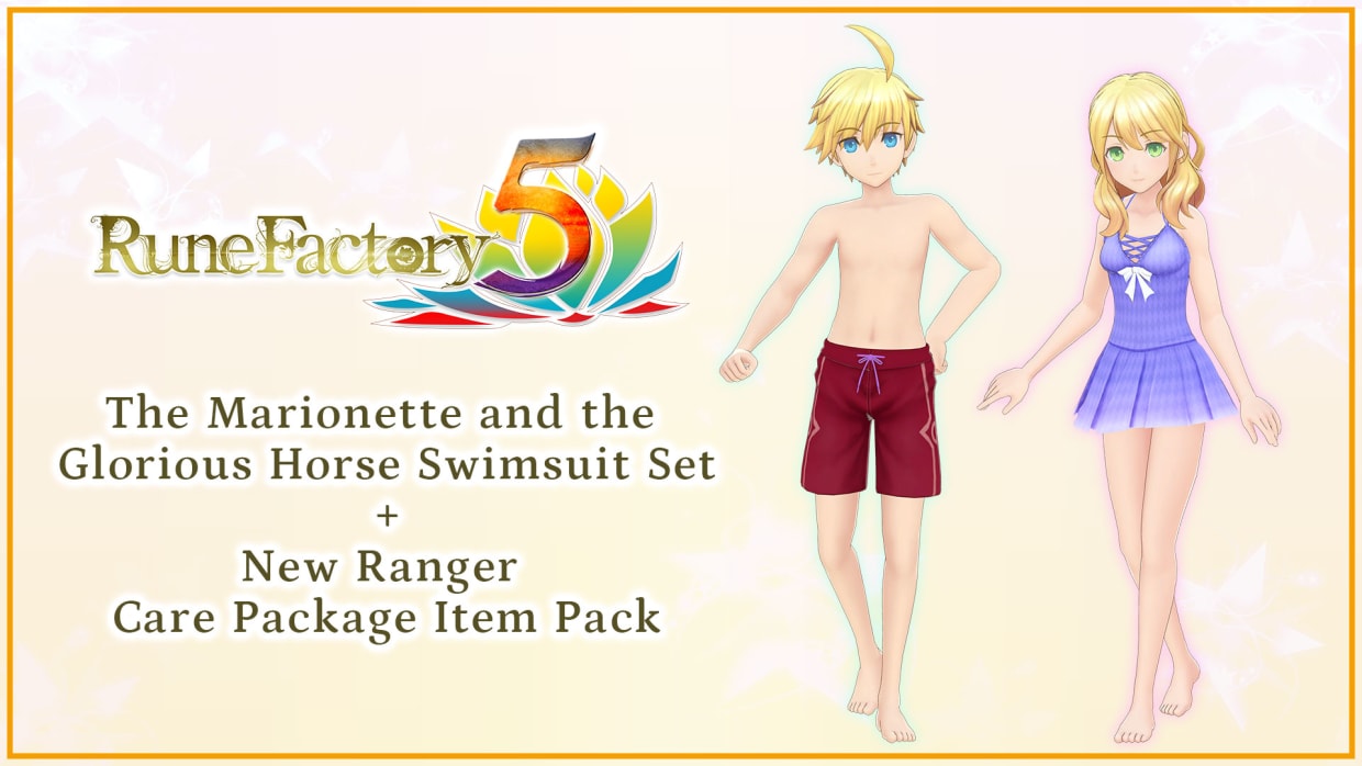 The Marionette and the Glorious Horse Swimsuit Set + New Ranger Care Package Item Pack 1