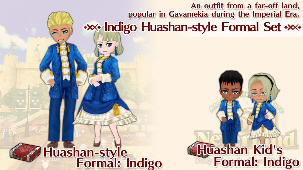 Indigo Huashan-style Formal Set 1