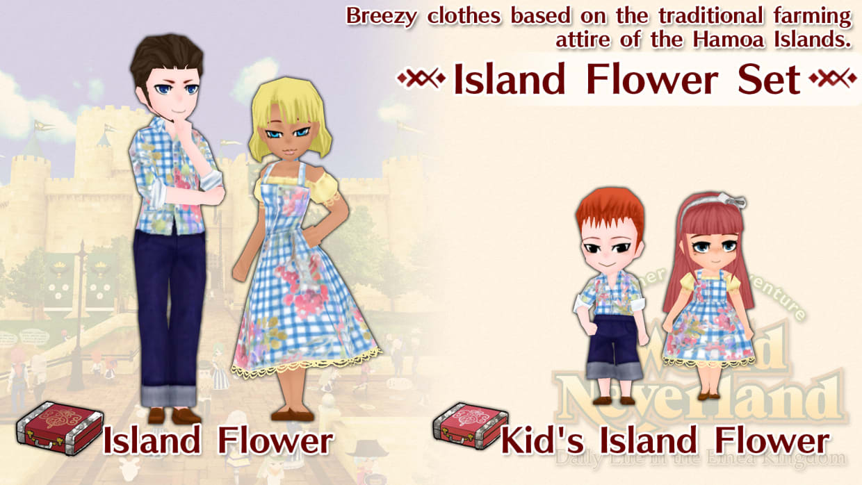 Island Flower Set 1