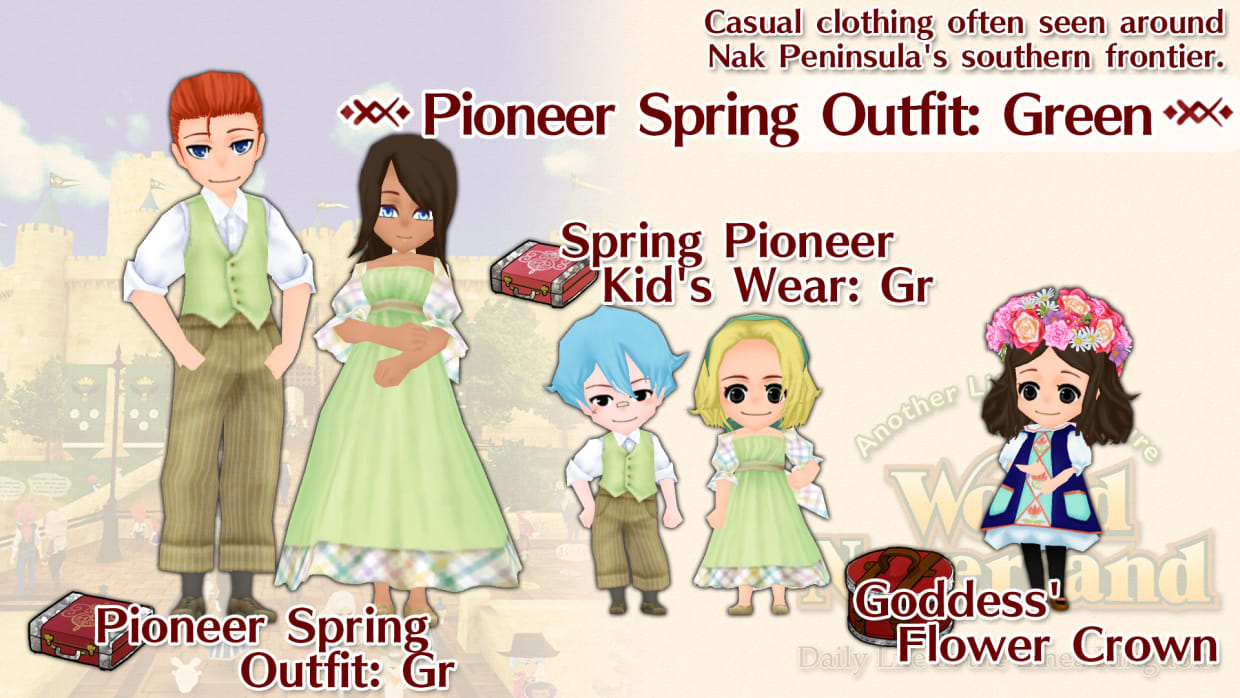 Pioneer Spring Outfit Set(Green) 1