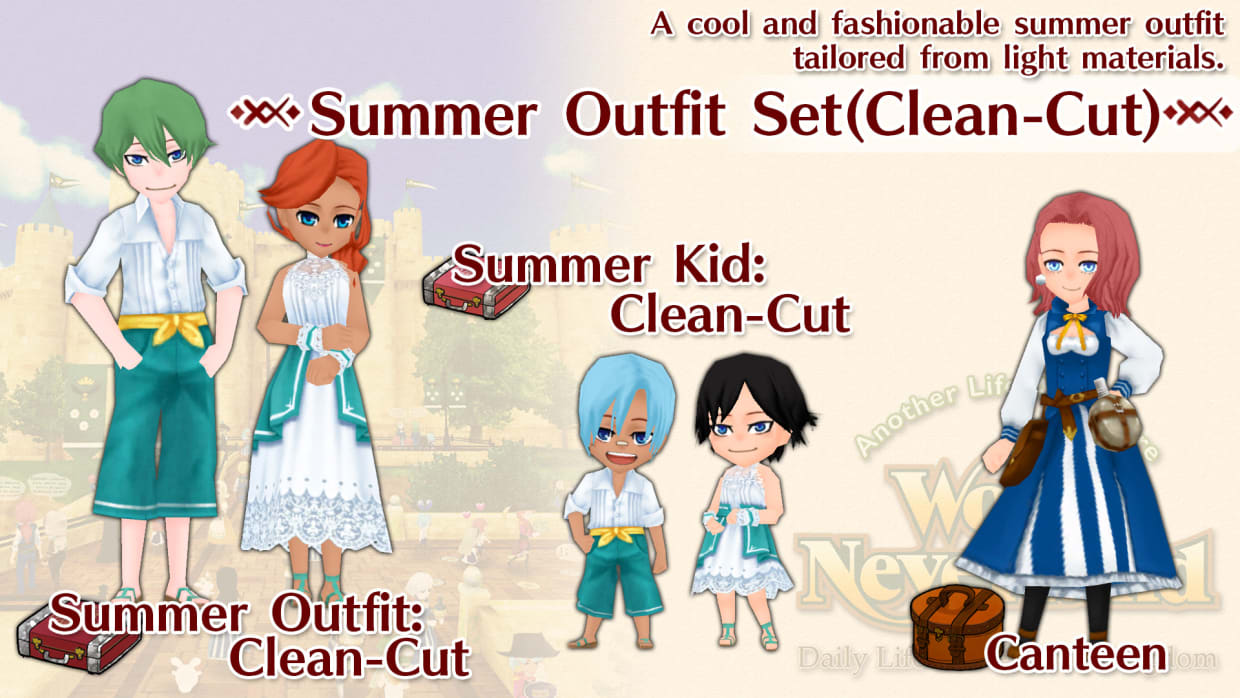 Summer Outfit Set(Clean-Cut) 1