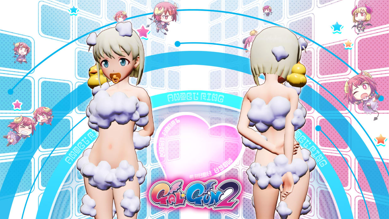 Gal*Gun 2 - Bubble Bath Bikini Set 1