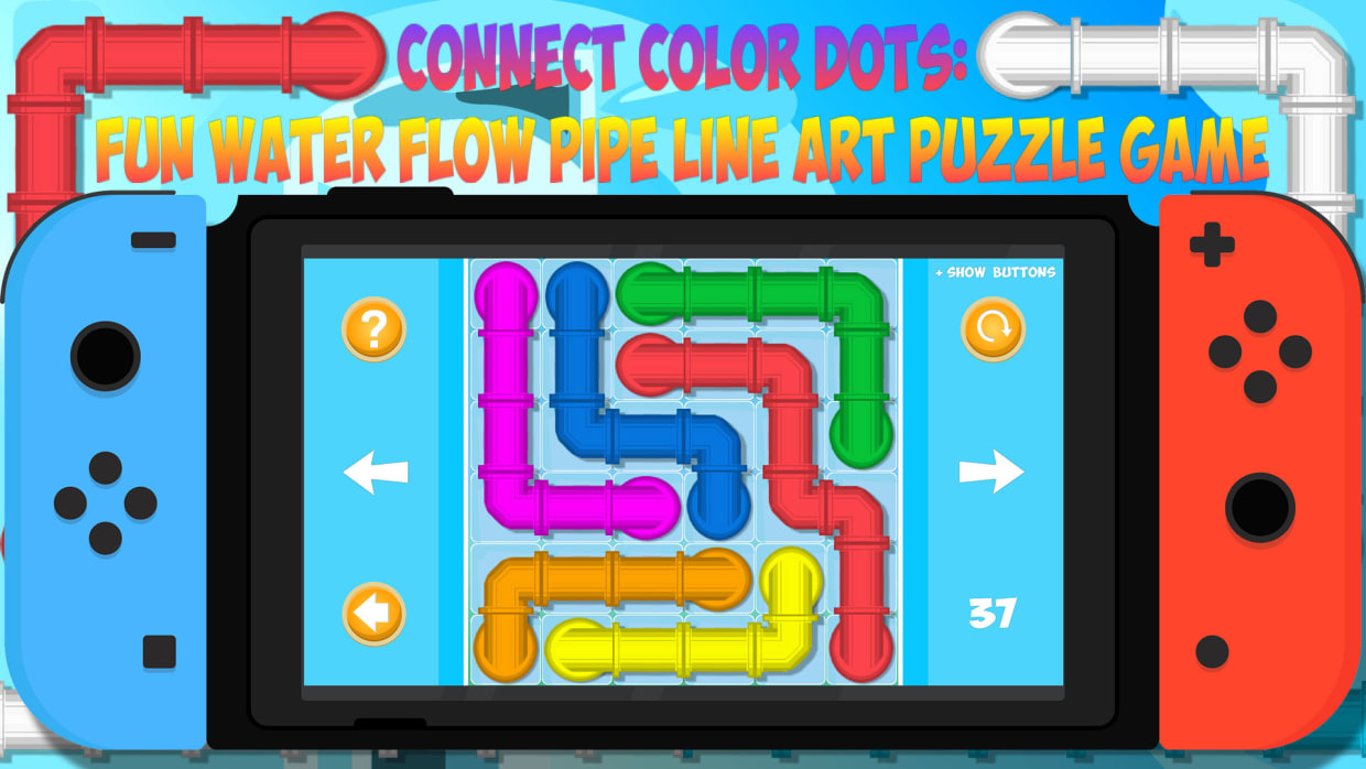 Connect Color Dots: Fun Water Flow Pipe Line Art Puzzle Game 1