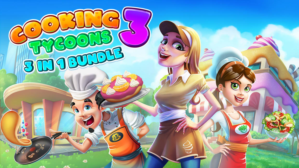 Cooking Tycoons 3: 3 in 1 Bundle 1