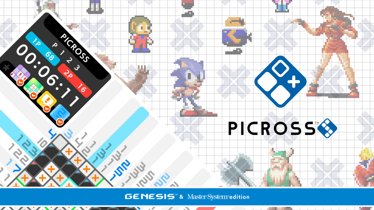 PICROSS S GENESIS & Master System edition 1