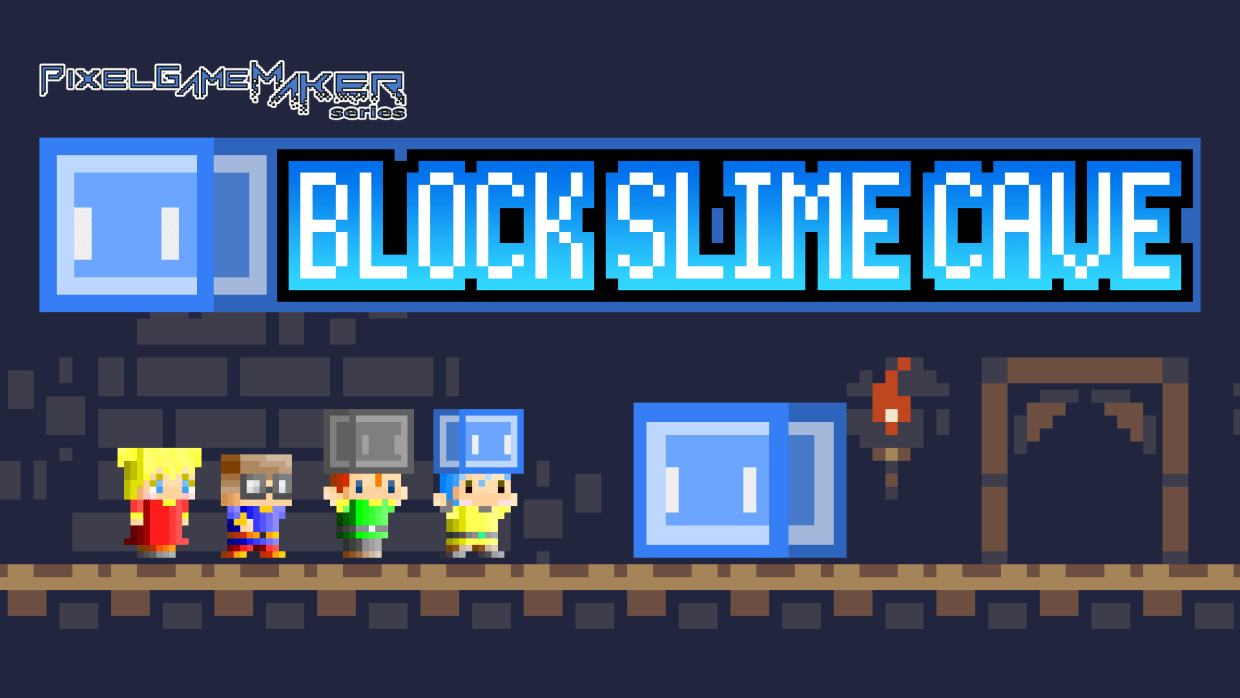 Pixel Game Maker Series BLOCK SLIME CAVE 1