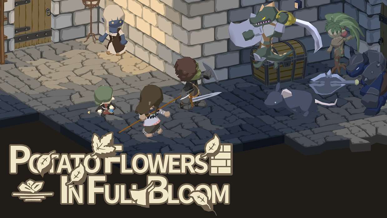 Potato Flowers in Full Bloom 1