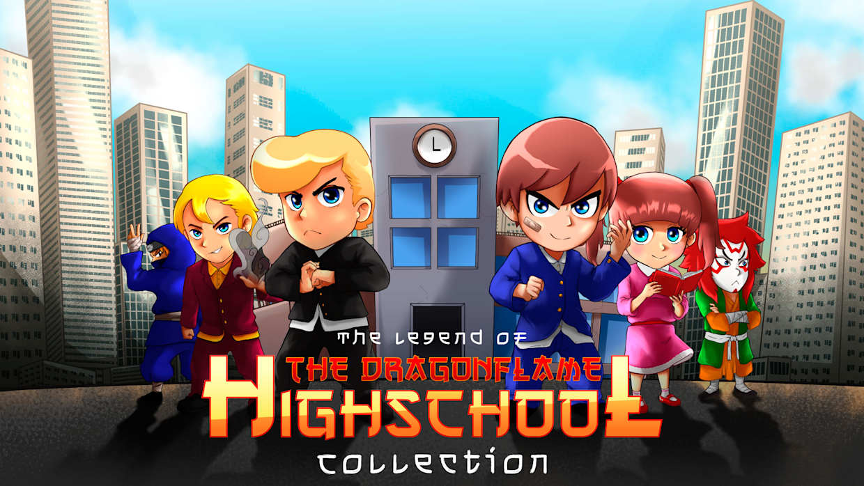 The Legend of the Dragonflame Highschool Collection 1