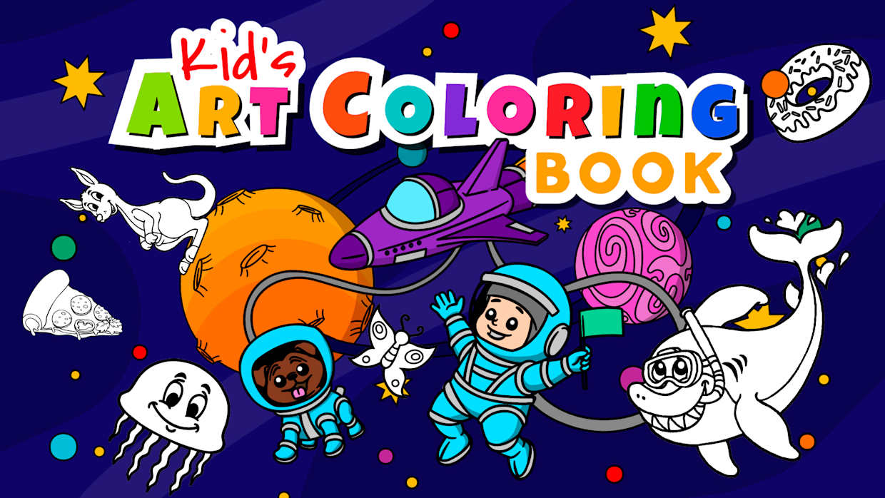 Kid's Art Coloring Book 1