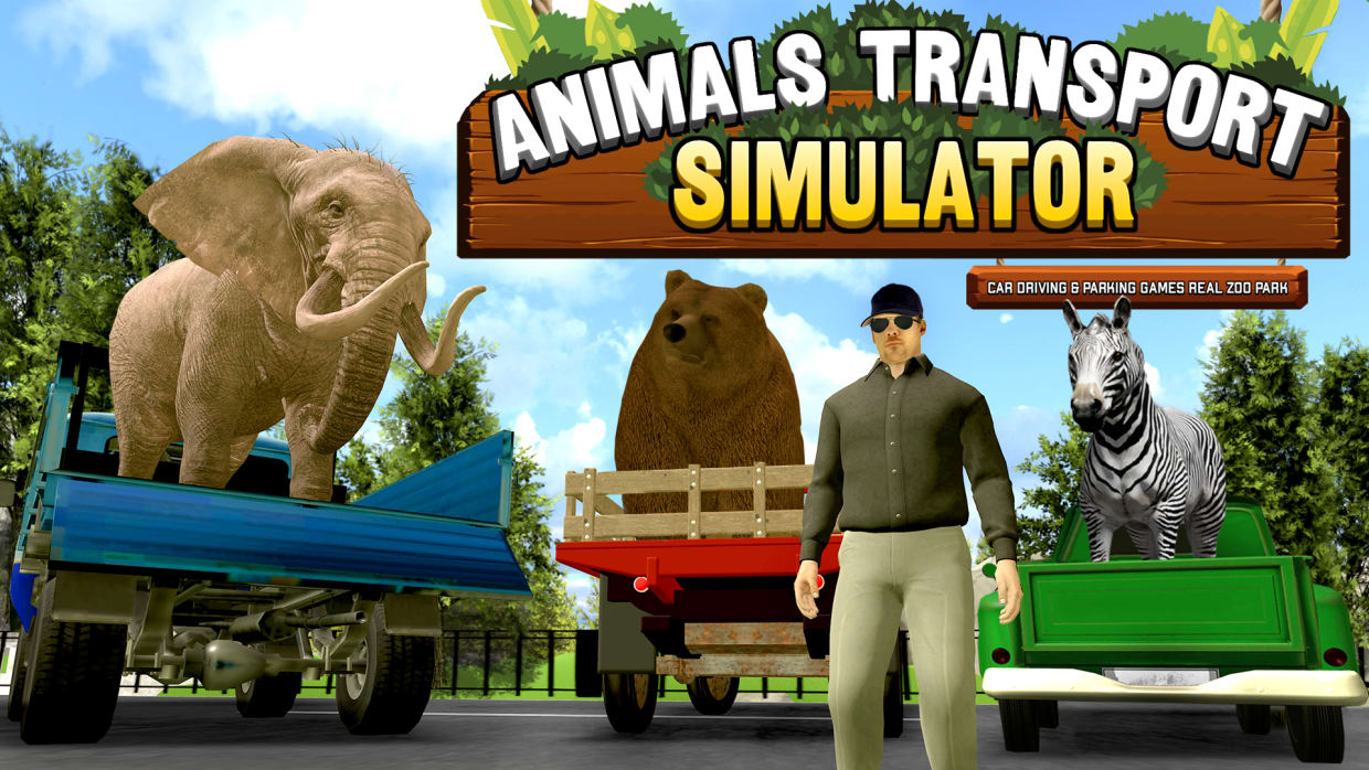 Animals Transport Simulator - Car Driving & Parking Games Real Zoo Park 1