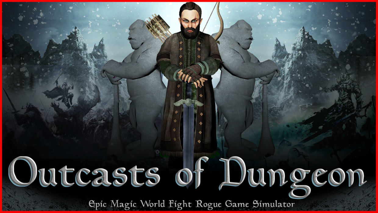 Outcasts of Dungeon: Epic Magic World Fight Rogue Game Simulator 1