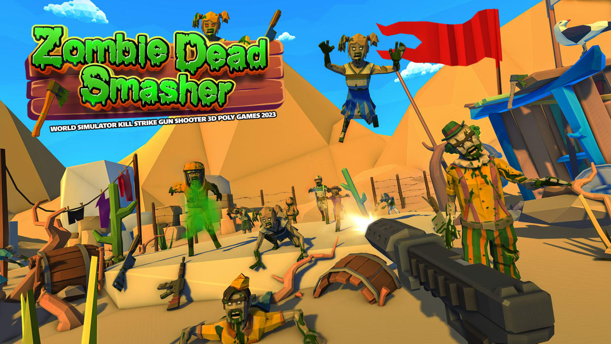 Zombie Dead Smasher - World Simulator Kill Strike Gun Shooter 3D Poly Games 2023 for Nintendo Switch