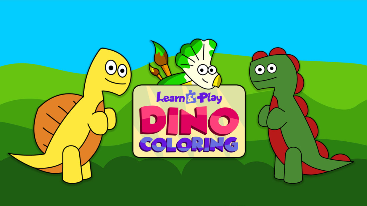 Learn & Play: Dino Coloring 1