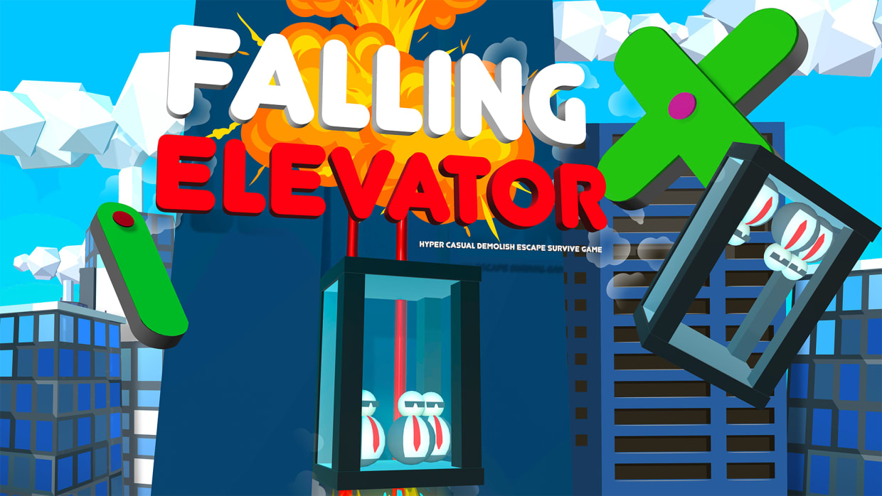 Falling Elevator - Hyper Casual Demolish Escape Survival Game  1