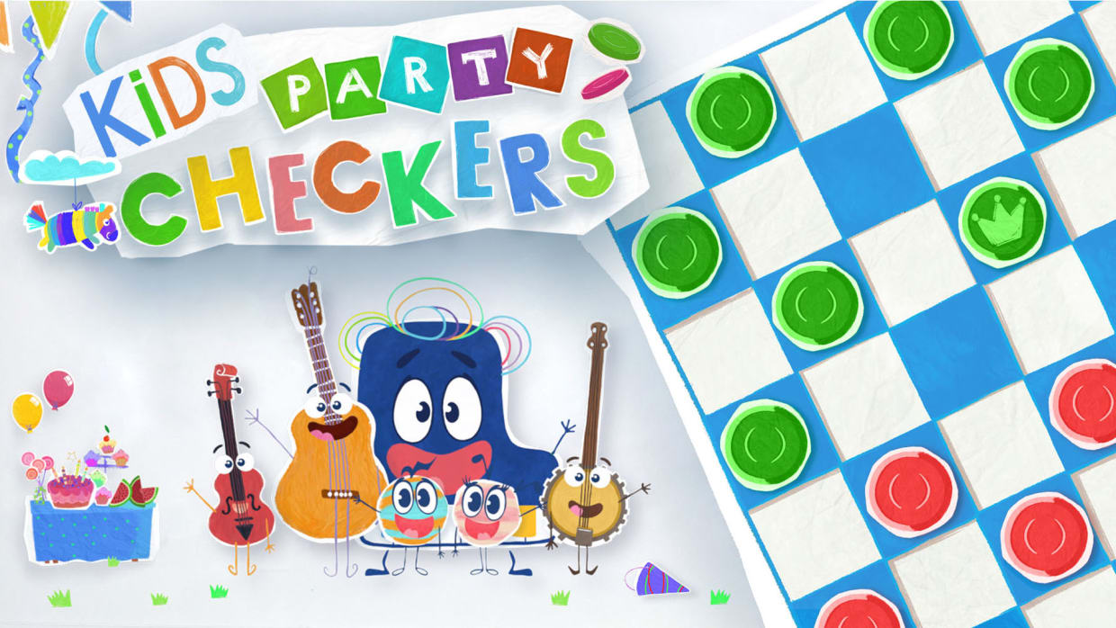 Kids Party Checkers 1