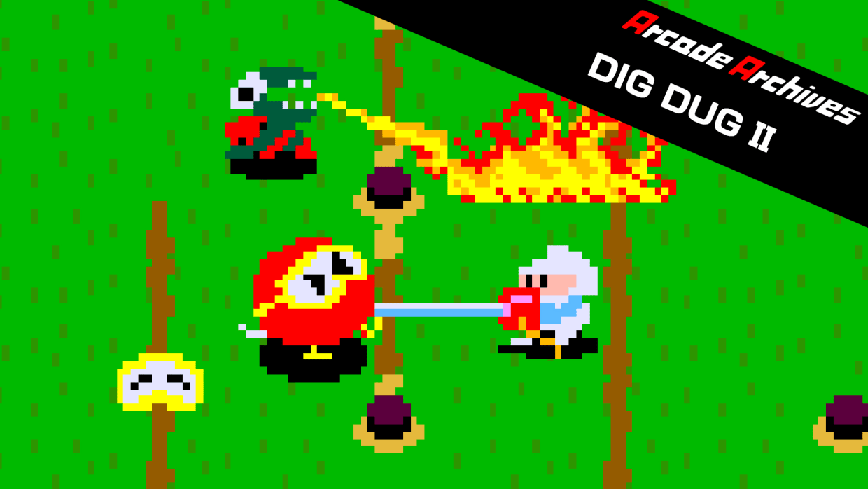 Arcade Classics - Dig-Dug Retro Mini Arcade Game 