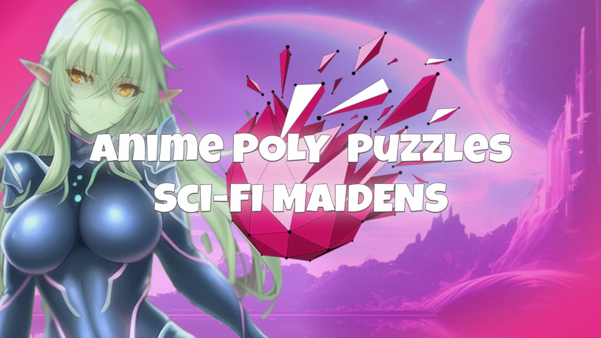 Anime Poly Puzzle - Sci-Fi Maidens 1