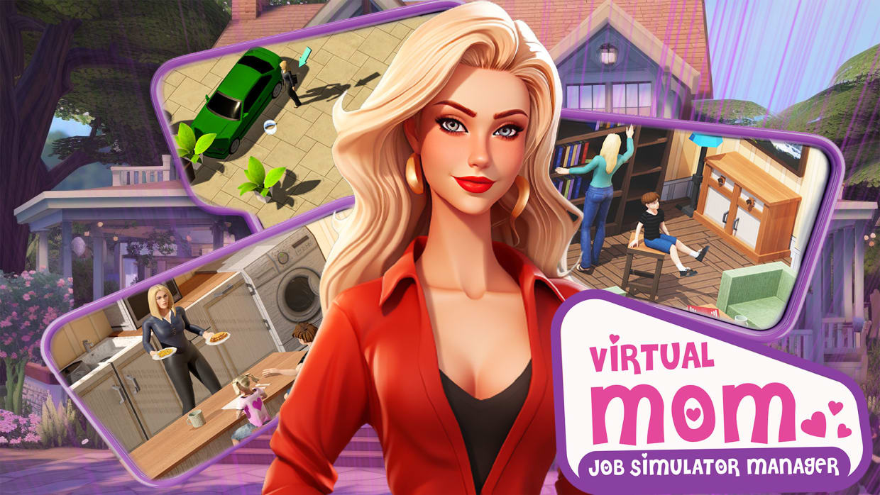 Virtual Mom Job Simulator Manager for Nintendo Switch Nintendo