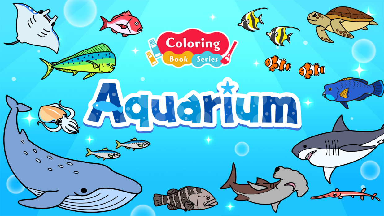 Coloring book series Aquarium 1