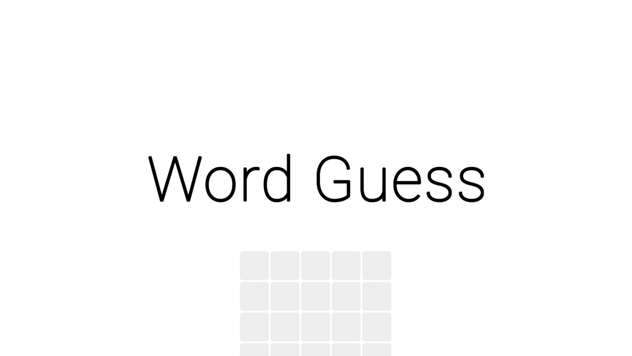 Word Guess 1