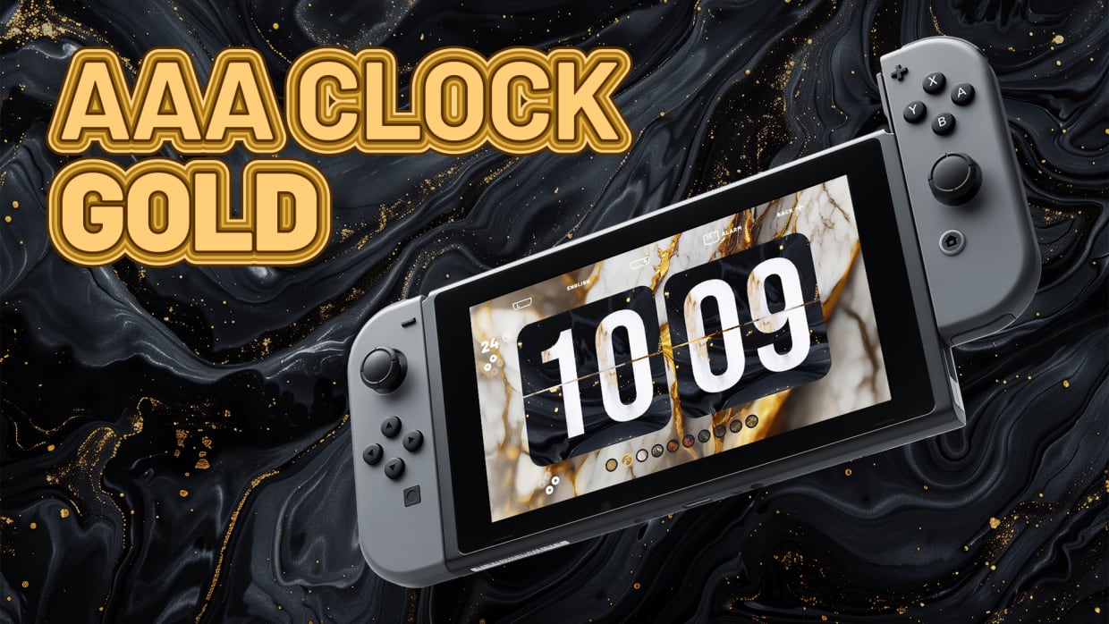 AAA Clock Gold 1