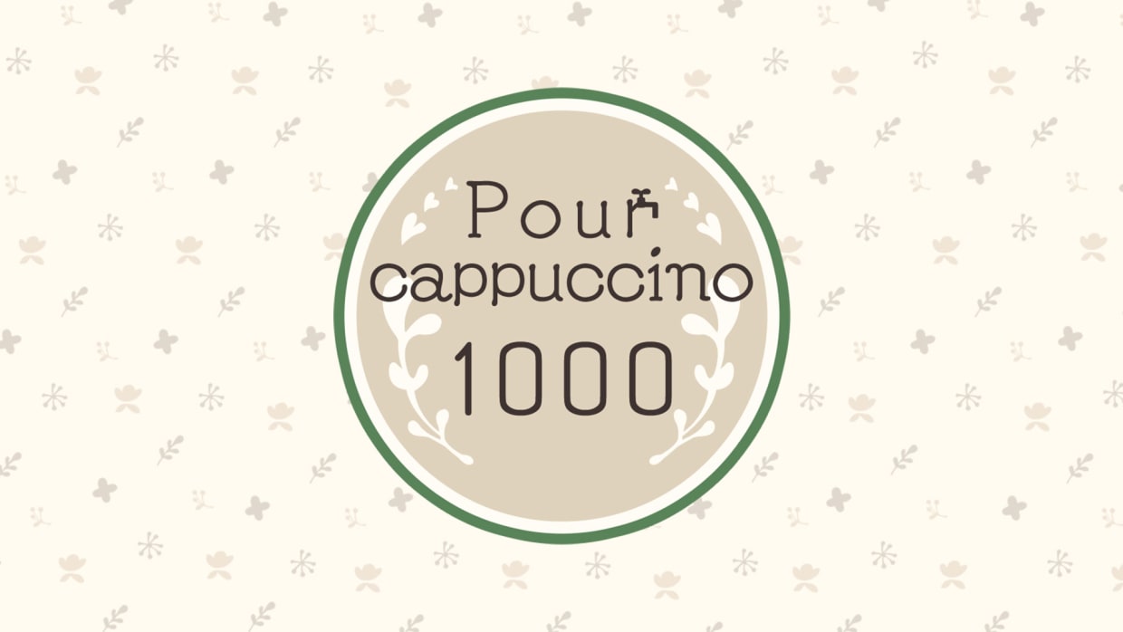 Pour cappuccino 1000 1